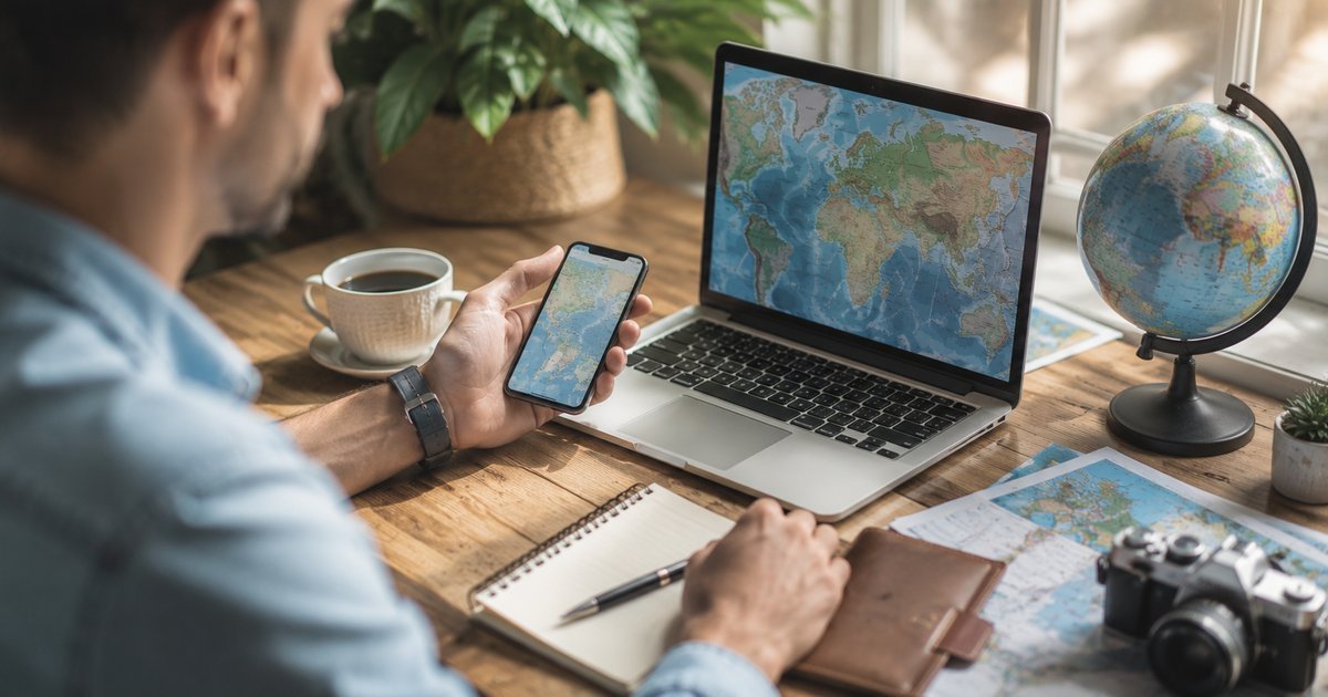 Placeholder graphic for how to plan a trip using AI in 2026