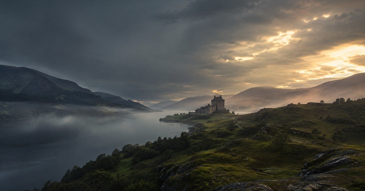 Cinematic landscape representing set-jetting and film tourism
